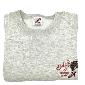 VTG Dollywood Embroidered Dolly’s Dressing Room Unisex 3X Jerzees Sweatshirt NOS